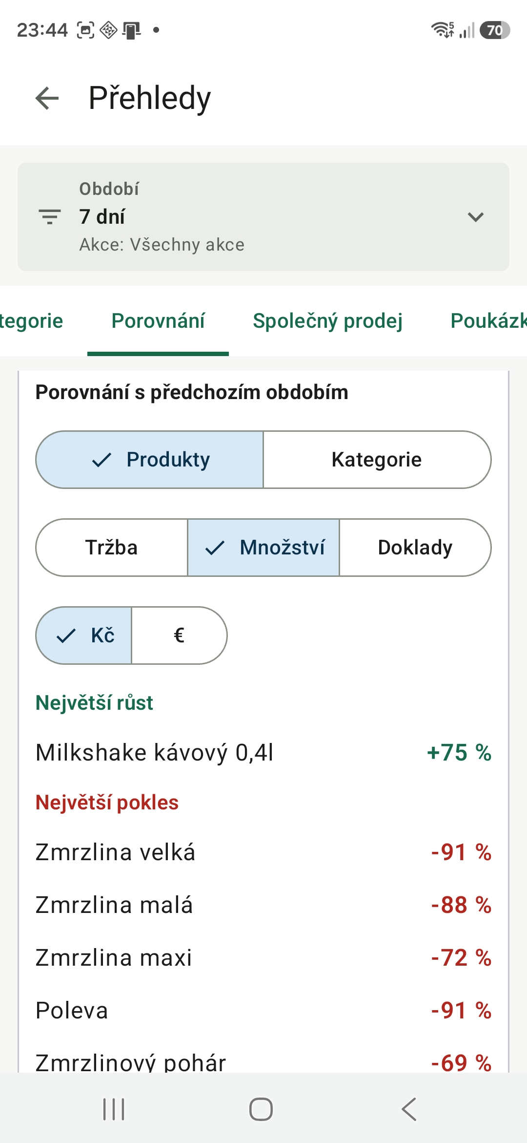 Porovnání období